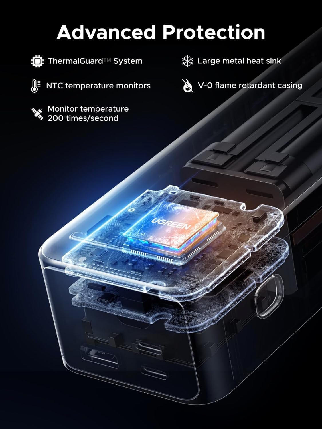 Nexode 200W Power Bank Smart Display Fast Charging, Compatible with Laptops, Tablets and Phones - Image 9