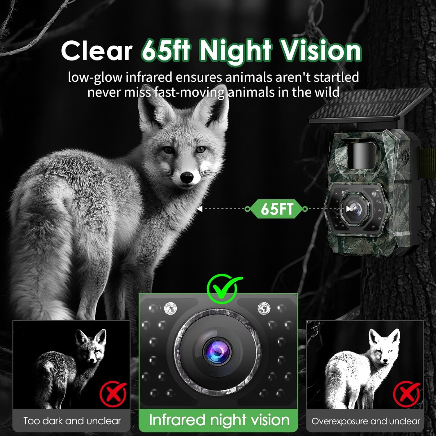 Waterproof Wifi Solar Trail Wildlife Camera - Image 3
