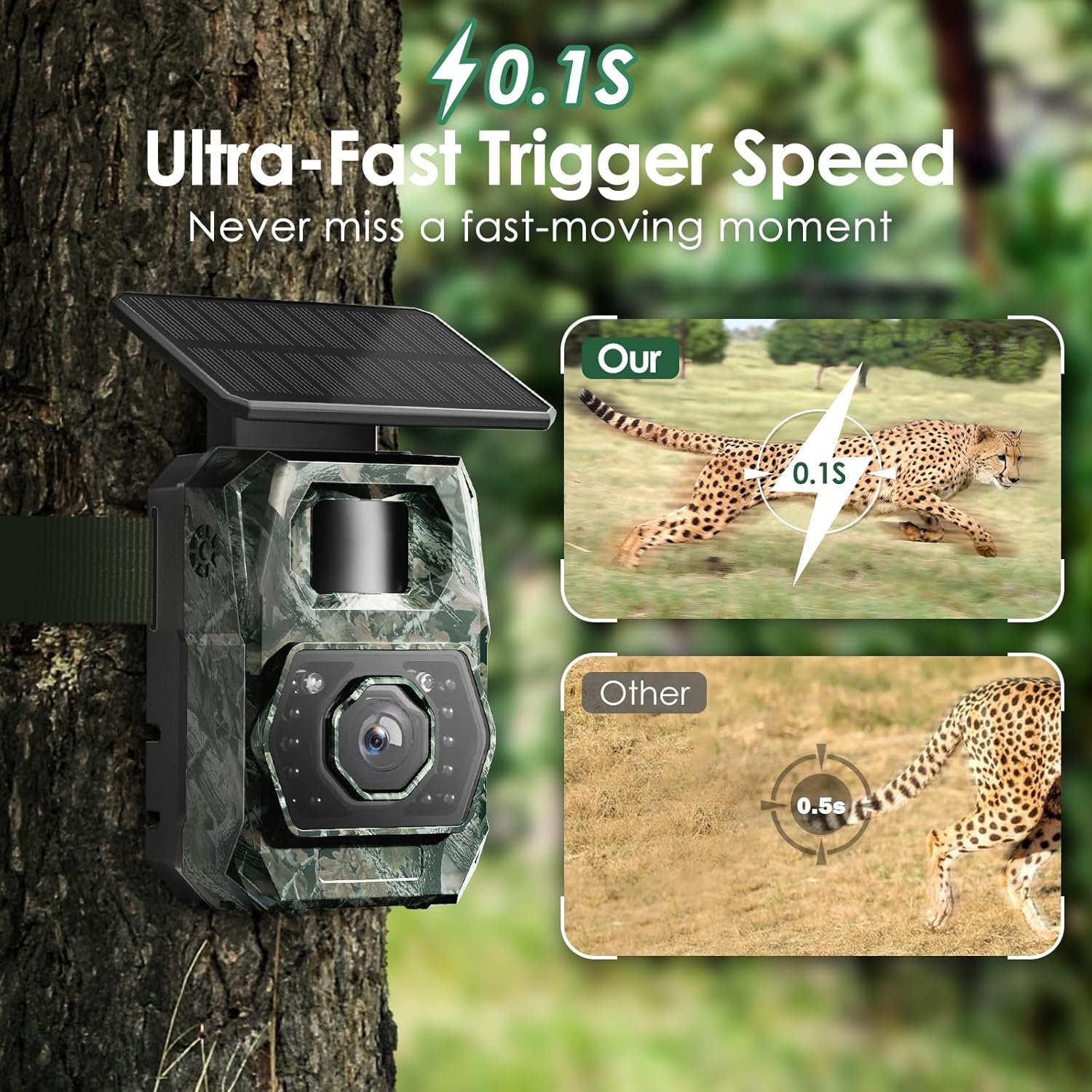 Waterproof Wifi Solar Trail Wildlife Camera - Image 5