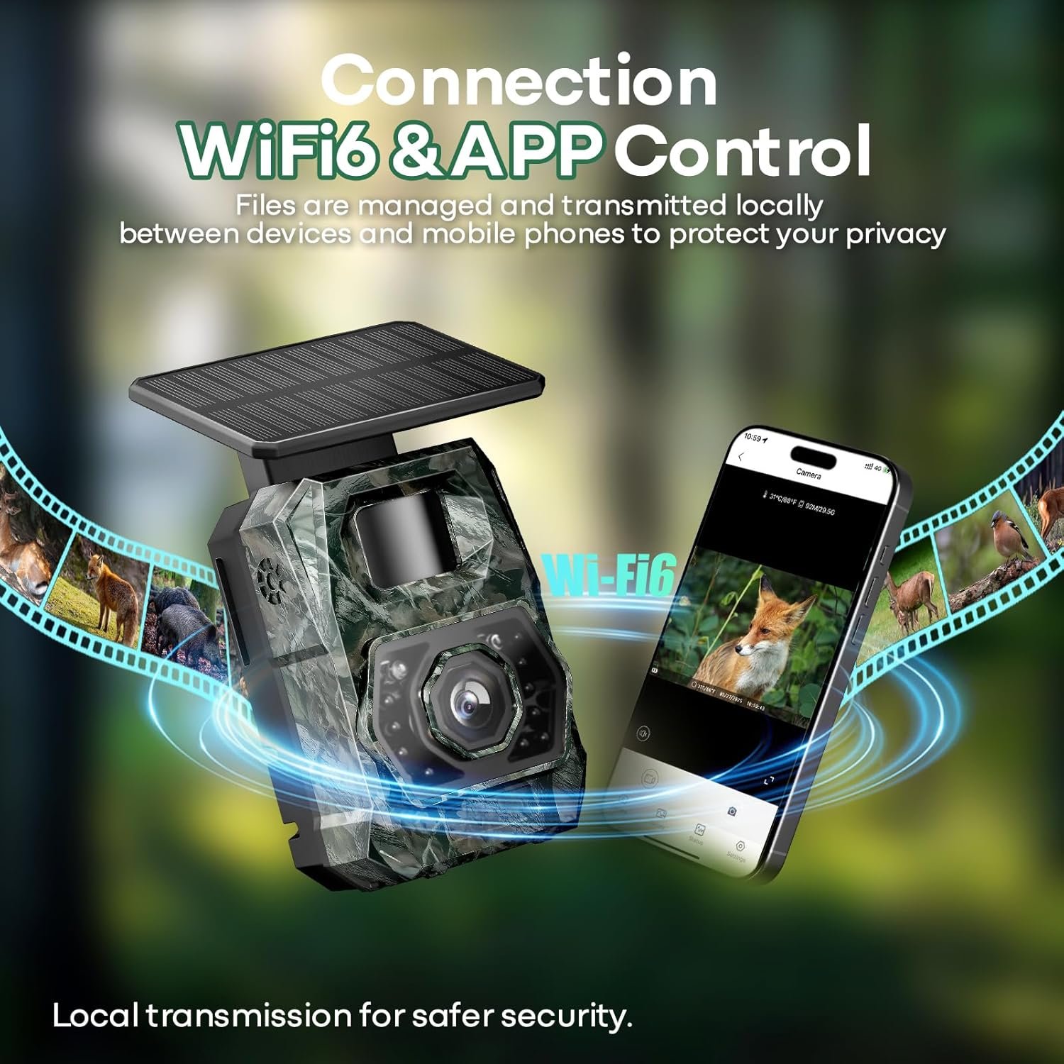 Waterproof Wifi Solar Trail Wildlife Camera - Image 8