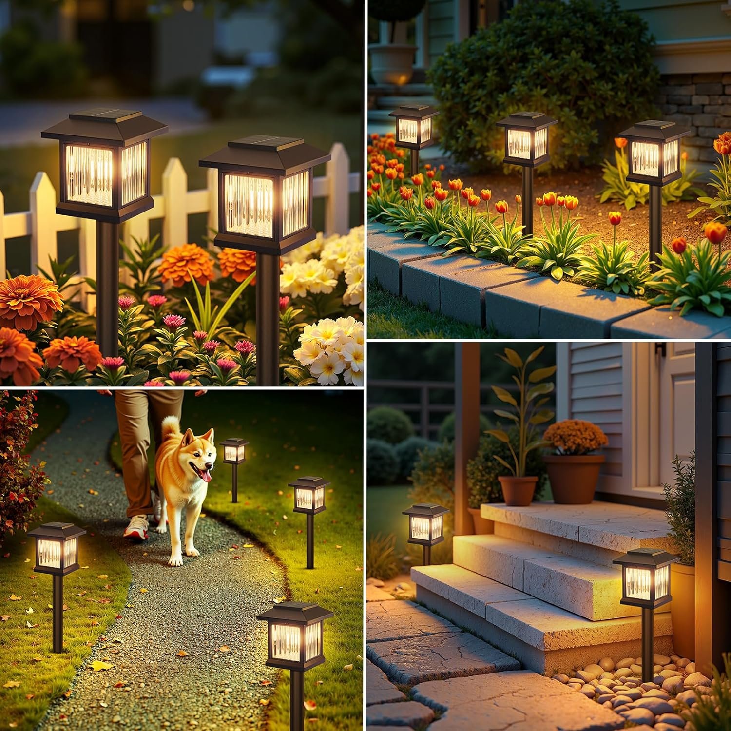 6 Pack Outdoor Solar Powered Lights - Image 7