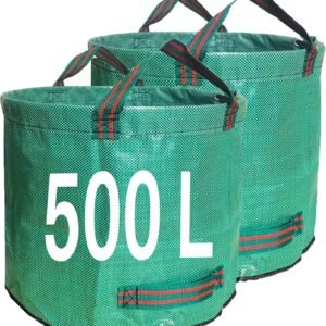 2 pack 500L Garden Reusable Waste Bags