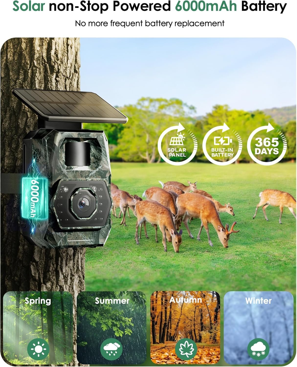 Waterproof Wifi Solar Trail Wildlife Camera - Image 7