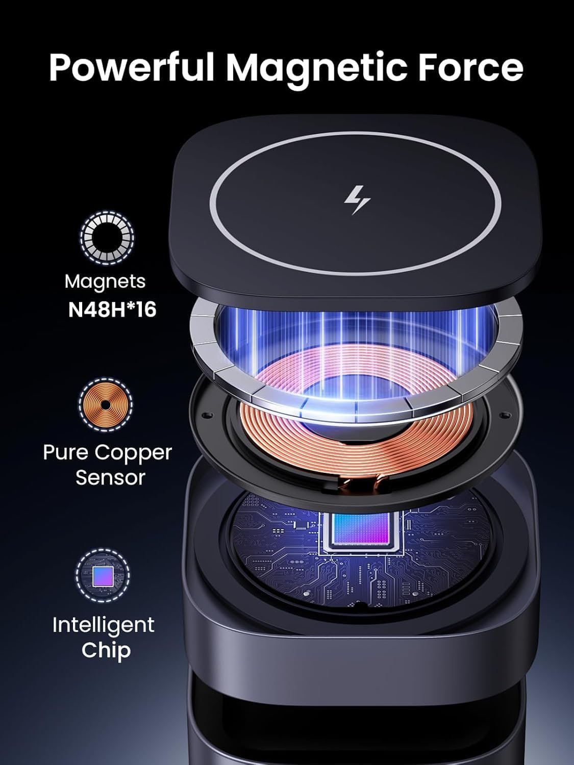 2 in 1 MagSafe Wireless Charger for iPhone and AirPods - Image 4