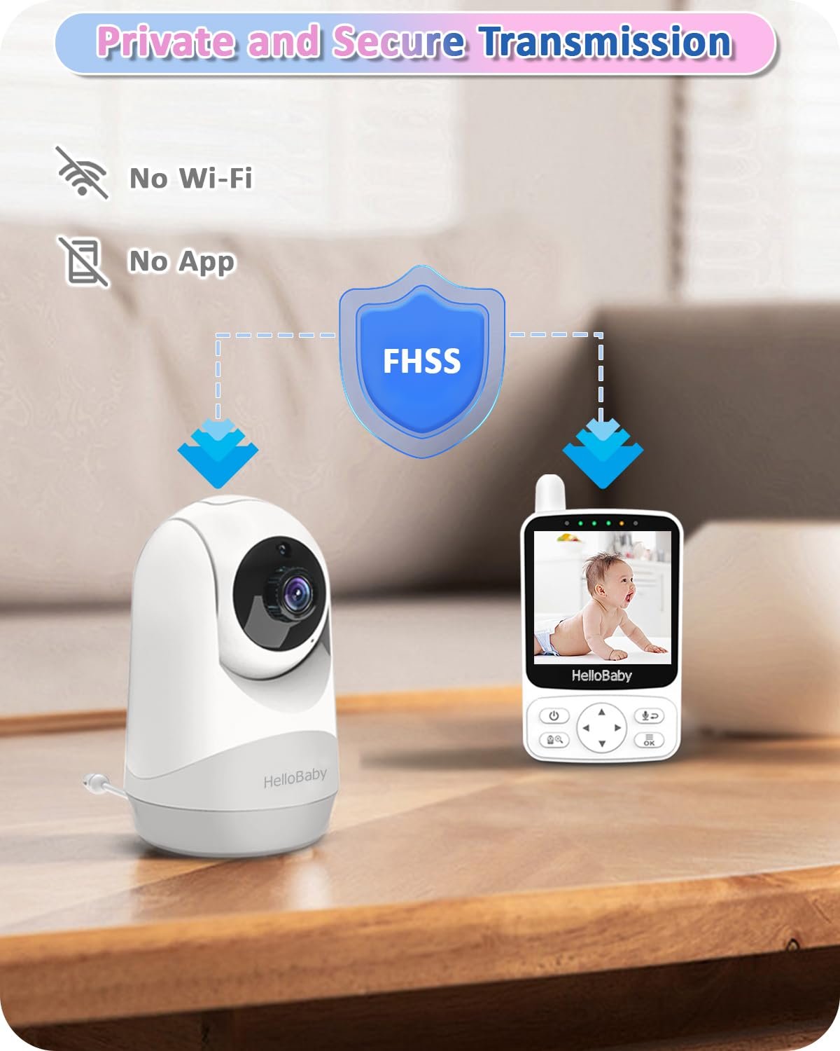 4 inch Screen Wireless Camera Baby Monitor - Image 5