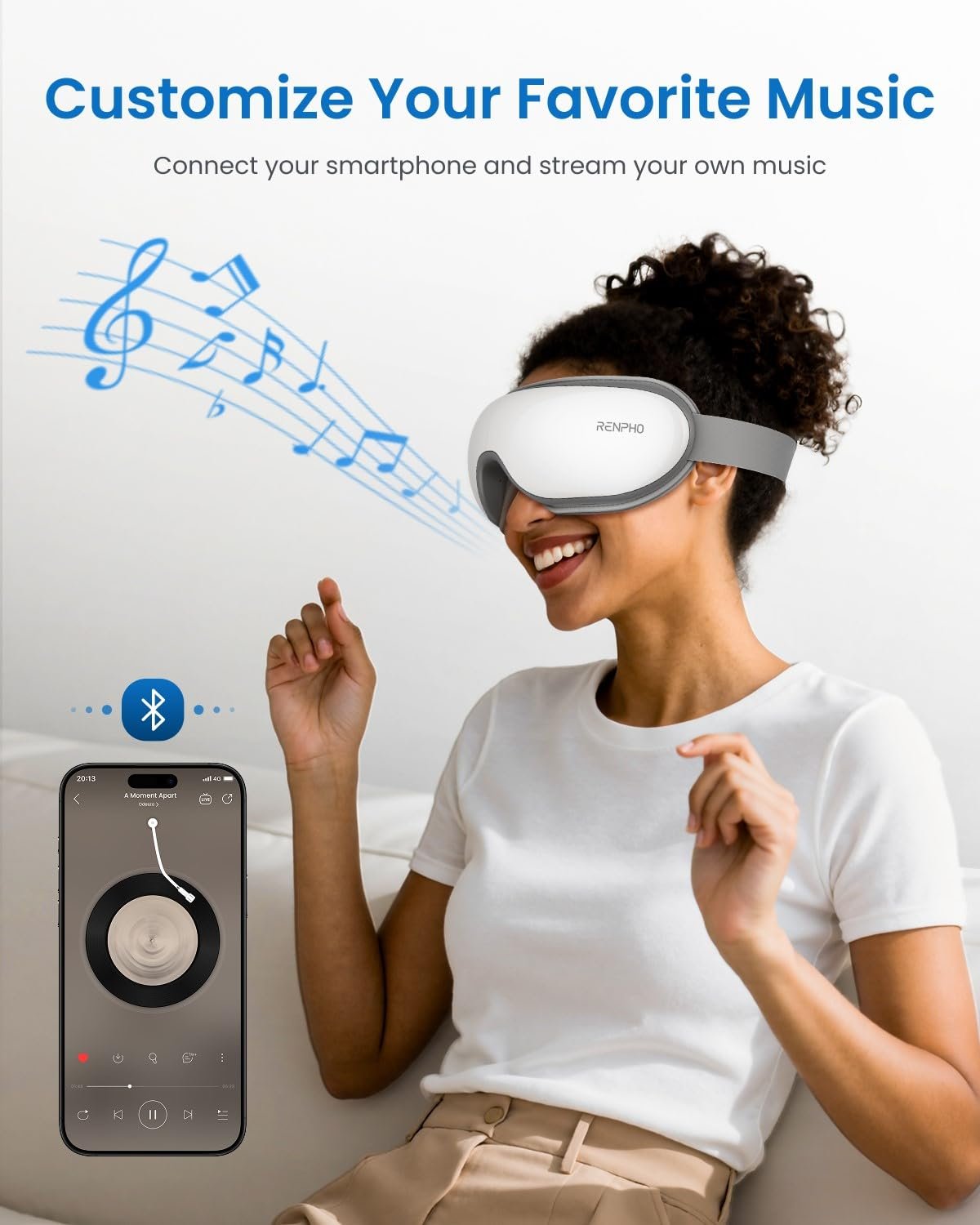 Eye Massager Mask with Heat - Sleeping Aid - Image 5