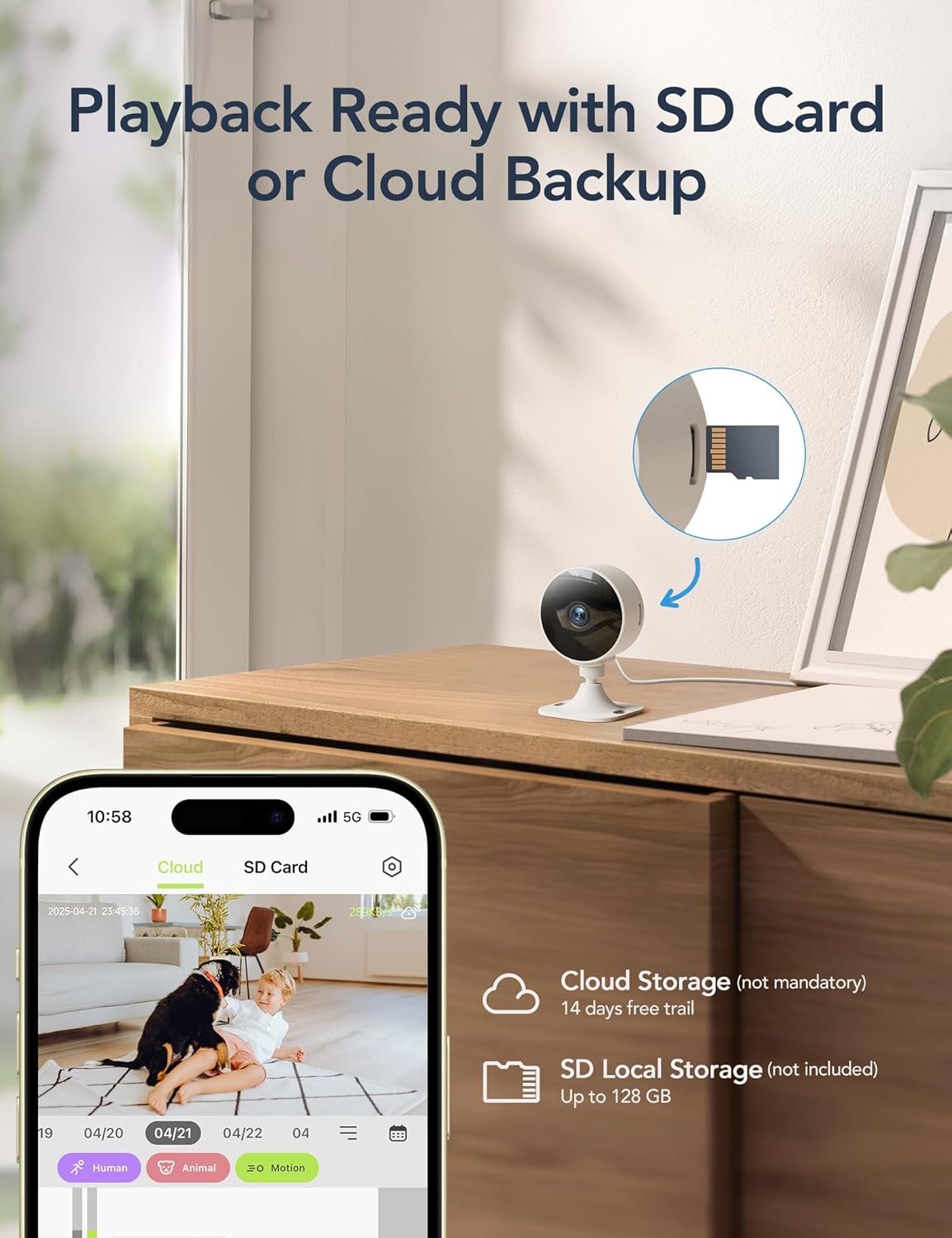 2-Pack Indoor Home Security Camera - Image 6