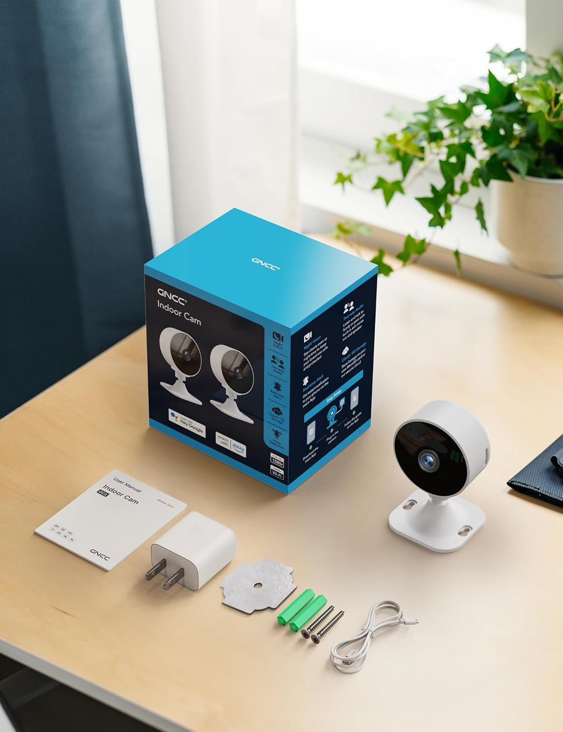 2-Pack Indoor Home Security Camera - Image 9