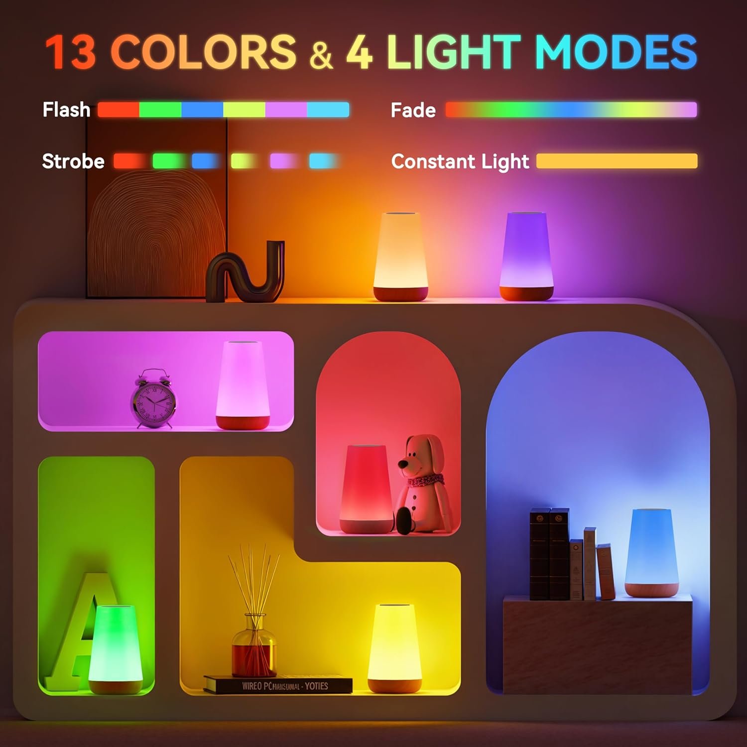LED Touch Bedside Night Light Lamp - Image 3
