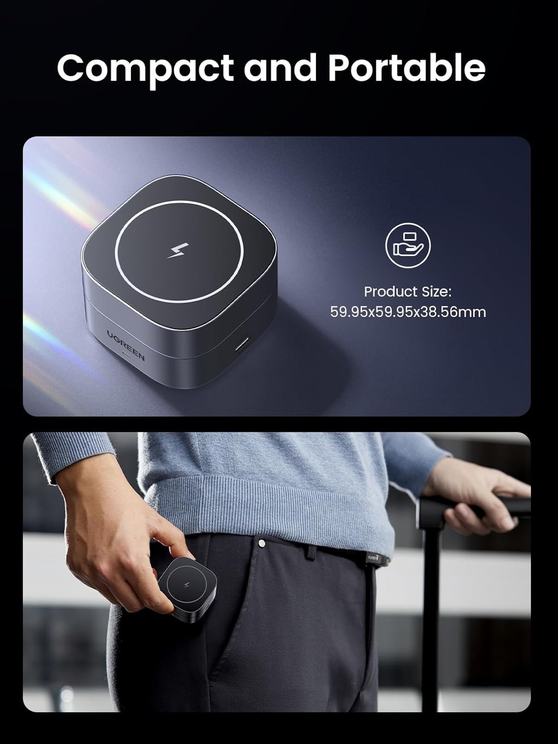 2 in 1 MagSafe Wireless Charger for iPhone and AirPods - Image 8