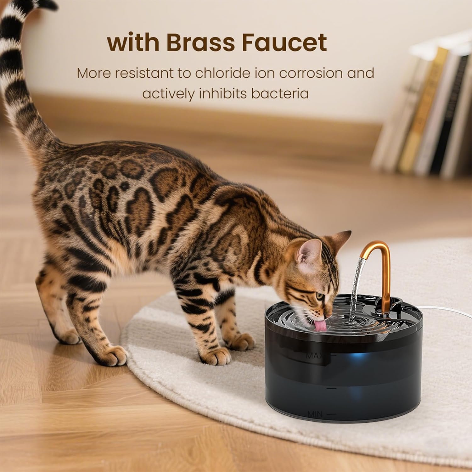 2.1L Ultra Silent Cat Water Drinking Fountain
