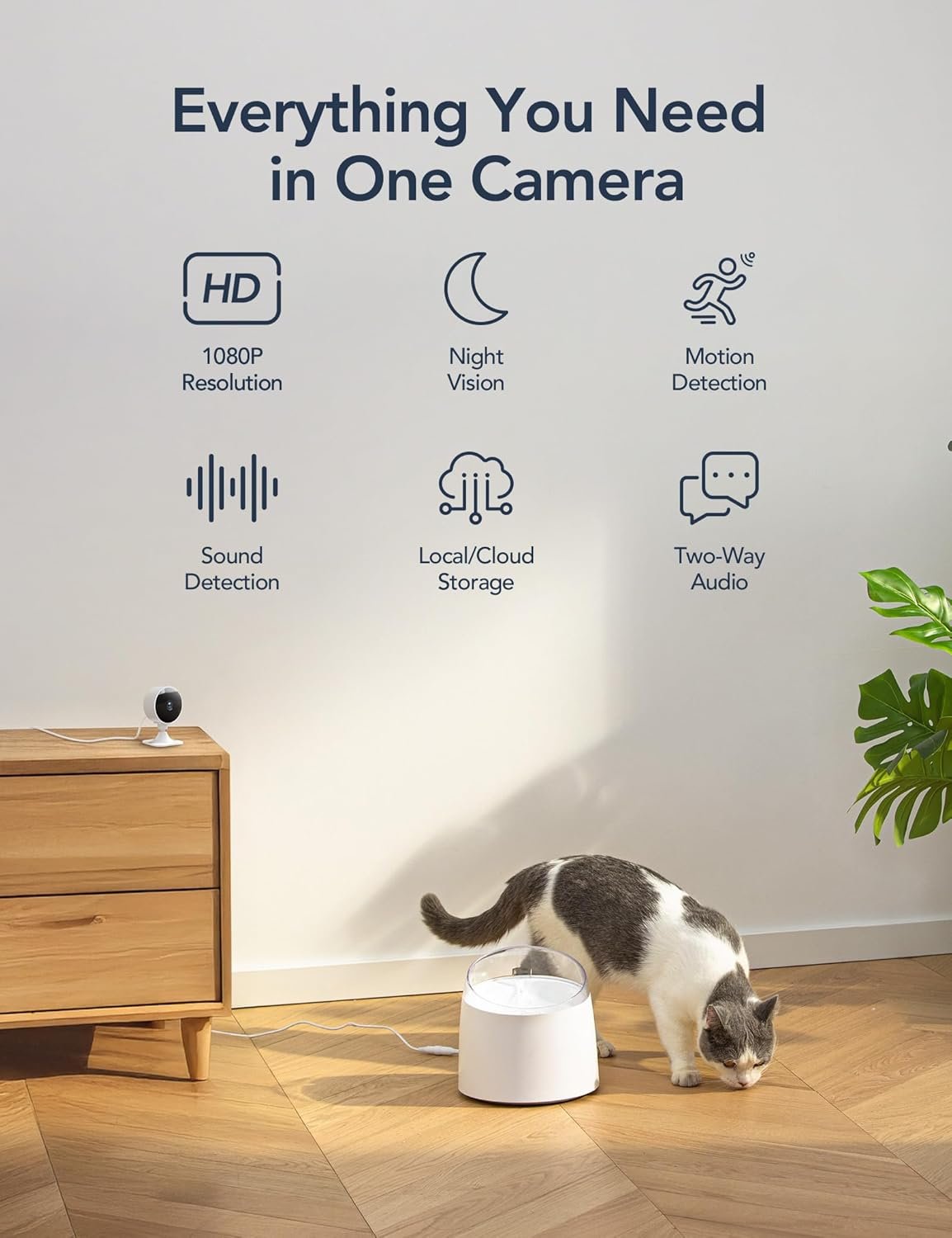 2-Pack Indoor Home Security Camera - Image 2