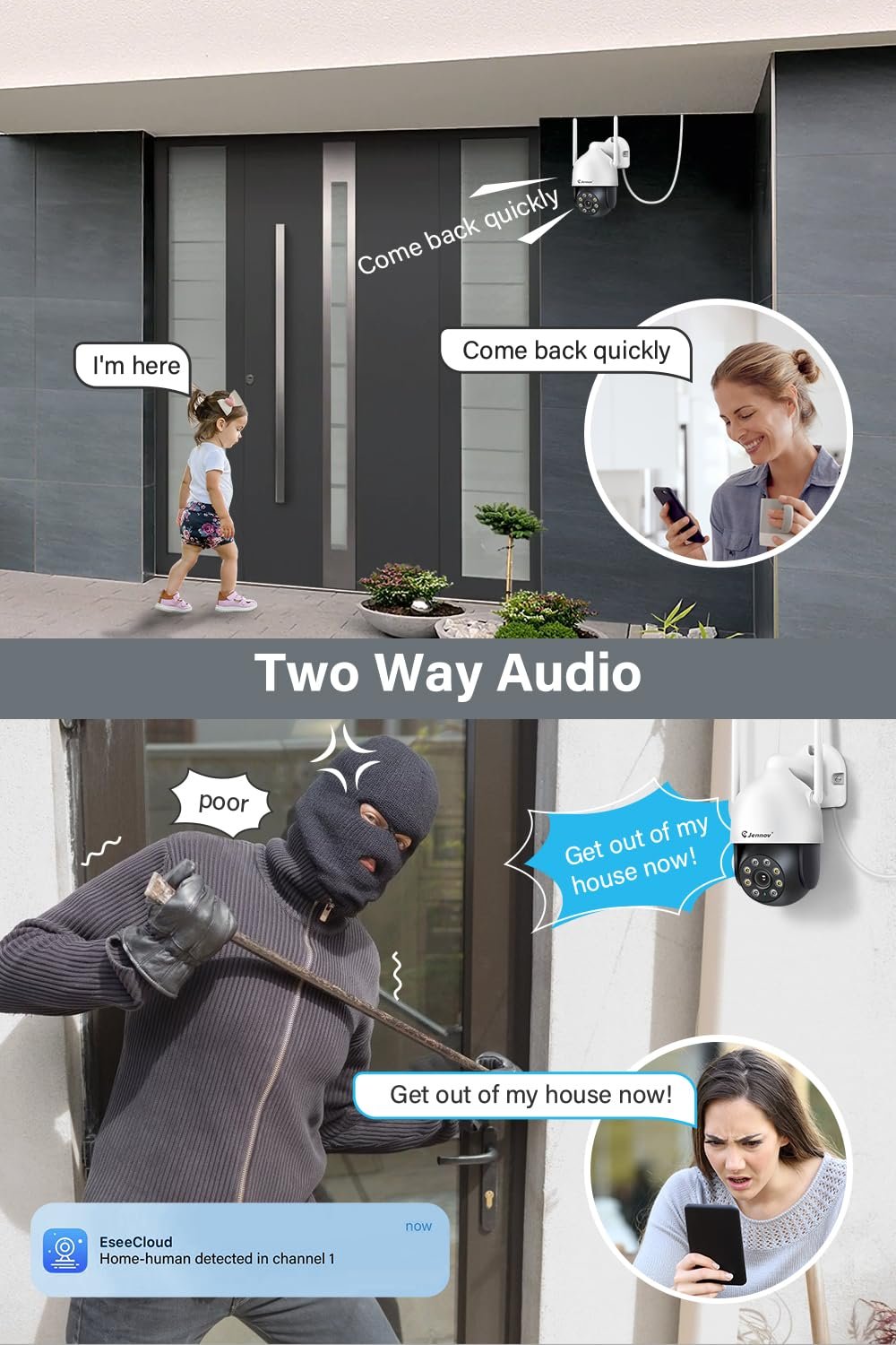 All in One 4 Camera CCTV Wireless Security System with Hard Drive - Image 6