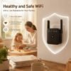 WiFi Extender Booster with Ethernet Port, Covers Up to 9900 Square Foot