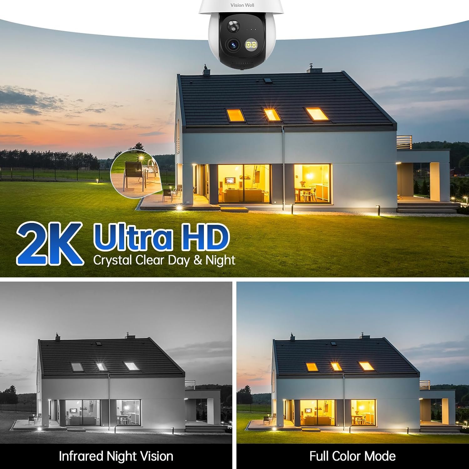 360° Wireless Solar Security Camera with AI Human Detection - Image 5