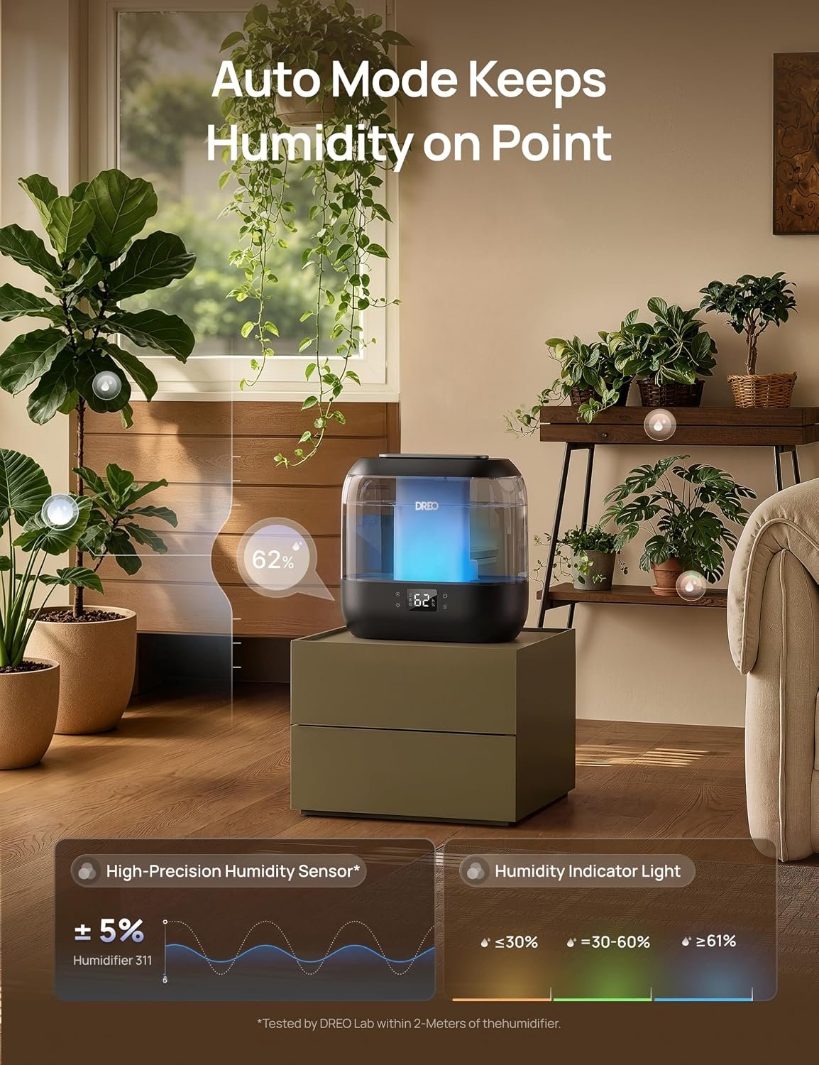 4L Cool Smart Mist Humidifier Oil Diffuser - Image 5