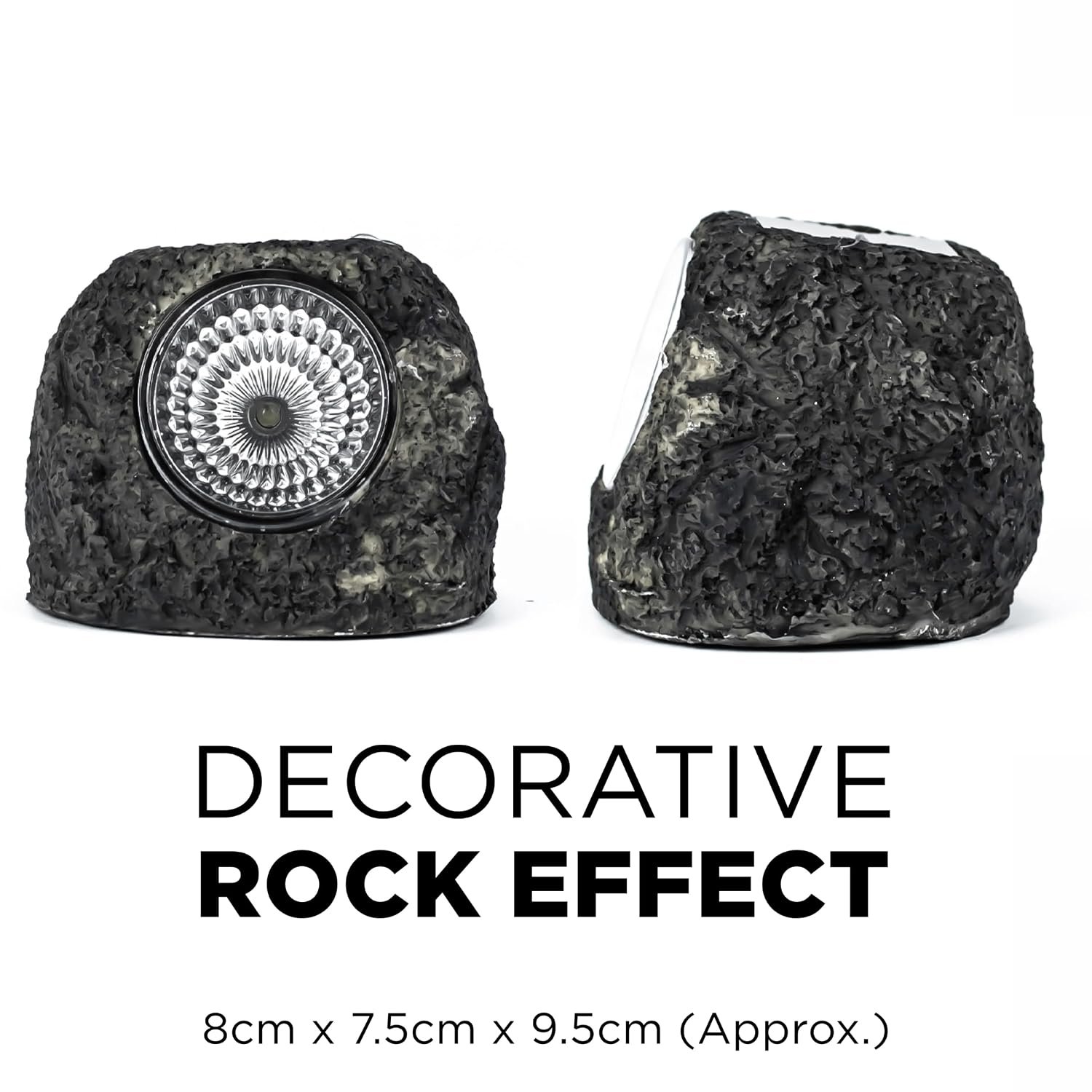 3 Pack of LED Rock Design Outdoor Solar Light - Image 3