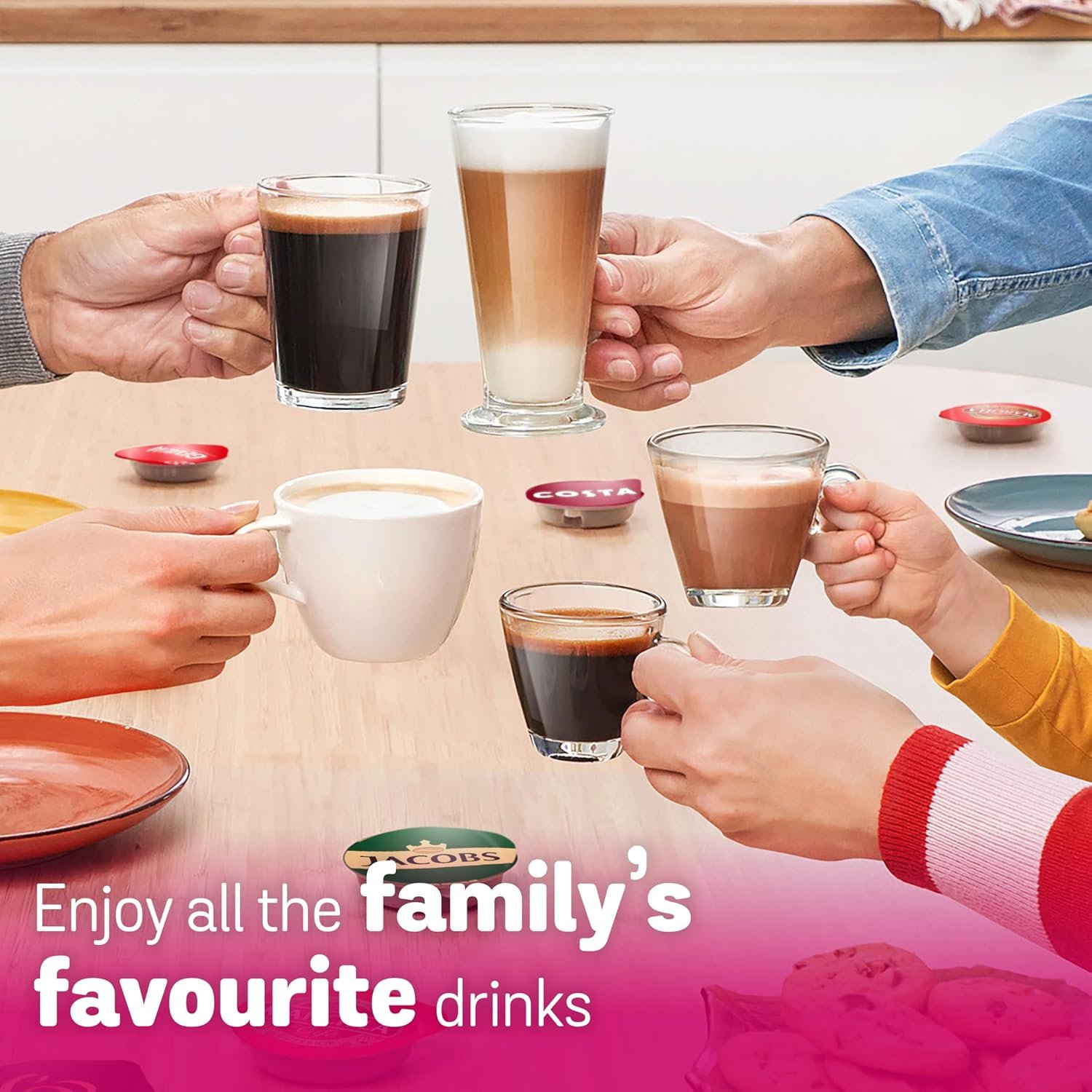 Bosch Happy Friendly Pod Coffee Machine Includes 70 Tassimo Drinks - Image 6