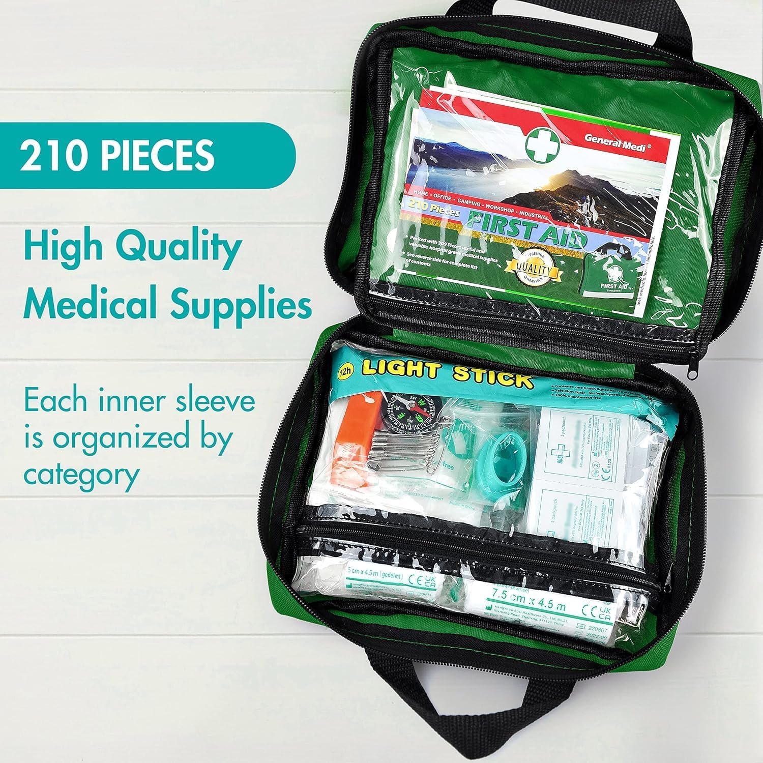 210 Piece First Aid Emergency Kit - Image 4