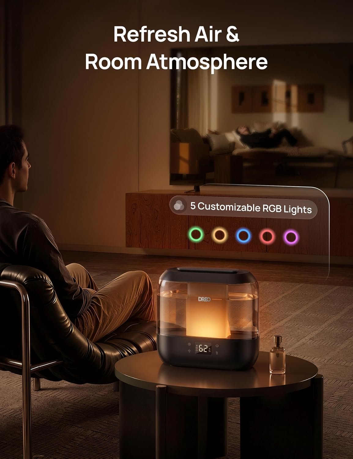 4L Cool Smart Mist Humidifier Oil Diffuser - Image 6