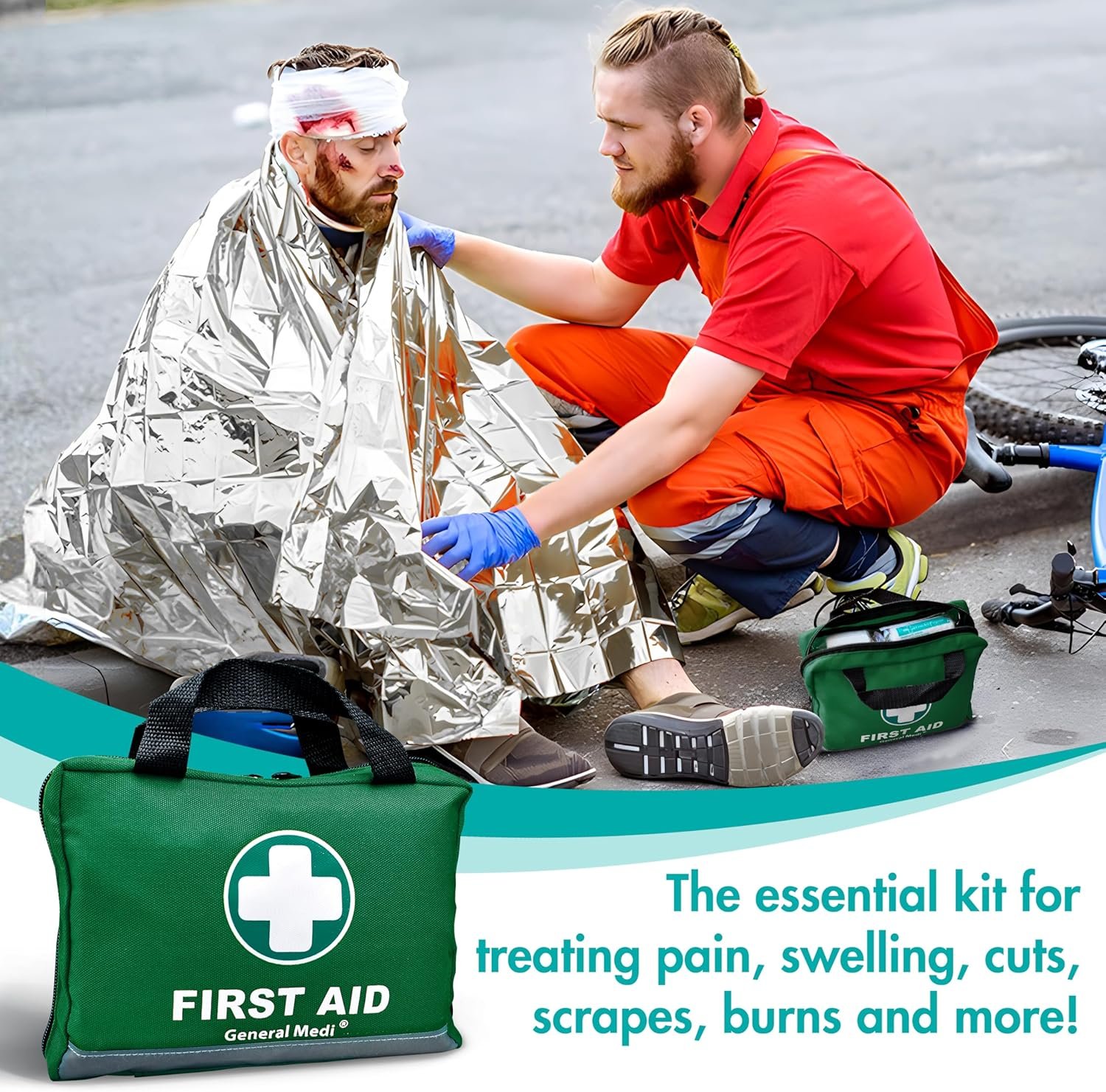 210 Piece First Aid Emergency Kit - Image 7