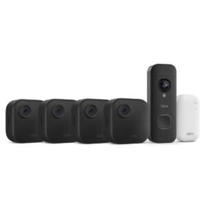 Newest Generation 4 Pack Blink Cameras with free Wireless Doorbell 2K