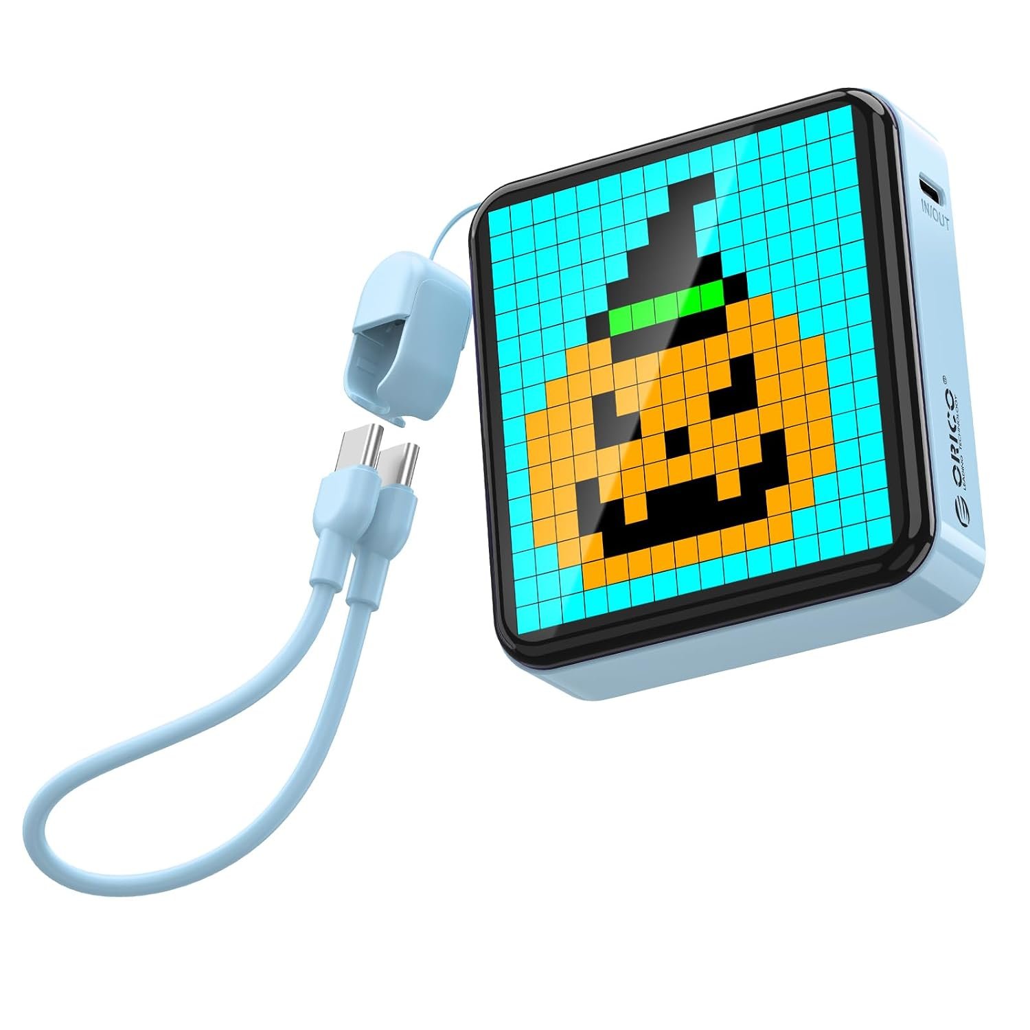 5000mAh Pixel Display Phone Charger - Image 2
