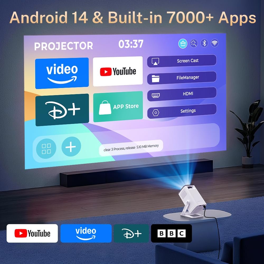 4K Smart Mini Projector - Image 2