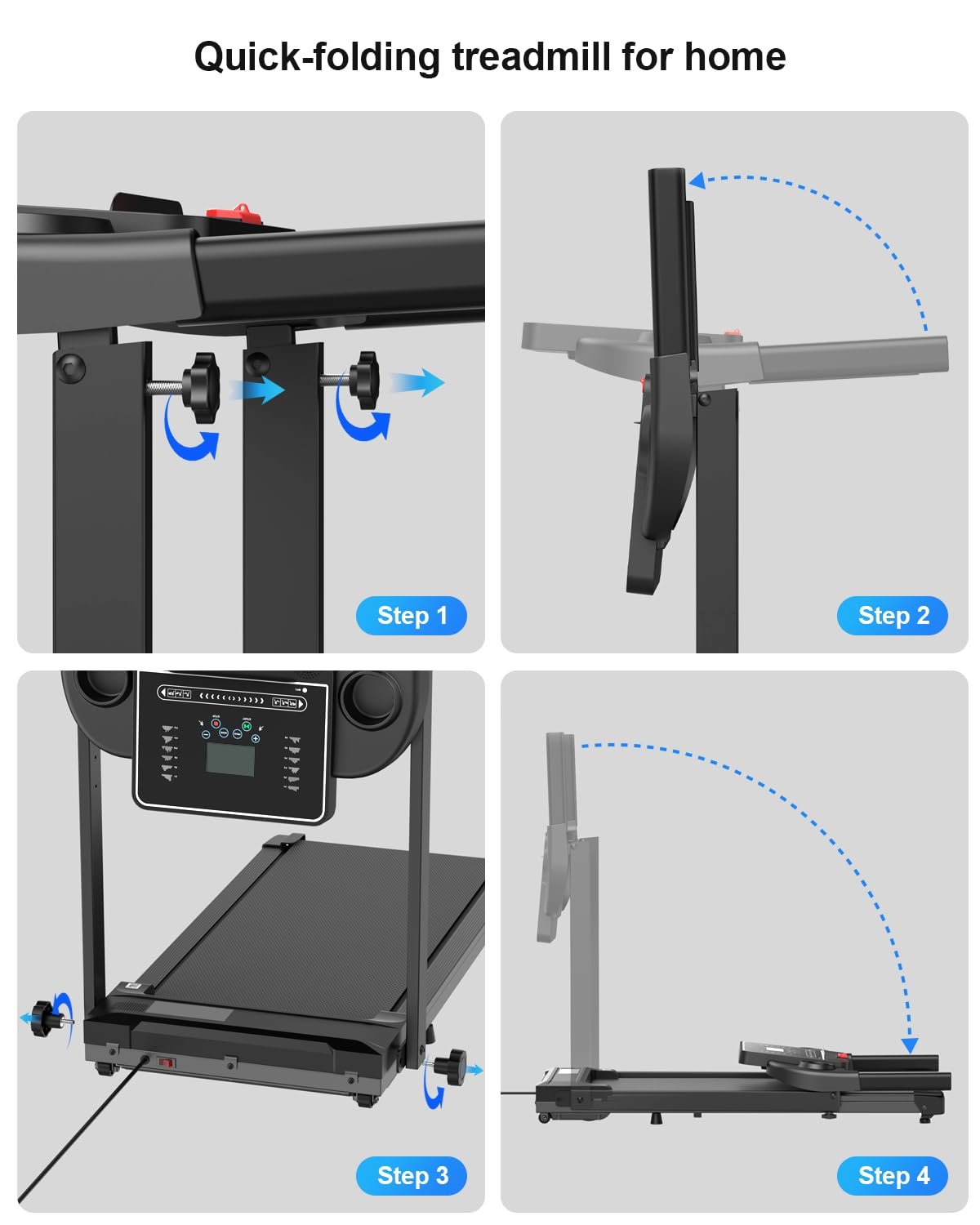 Home Foldable Treadmill Running Machine - Image 6