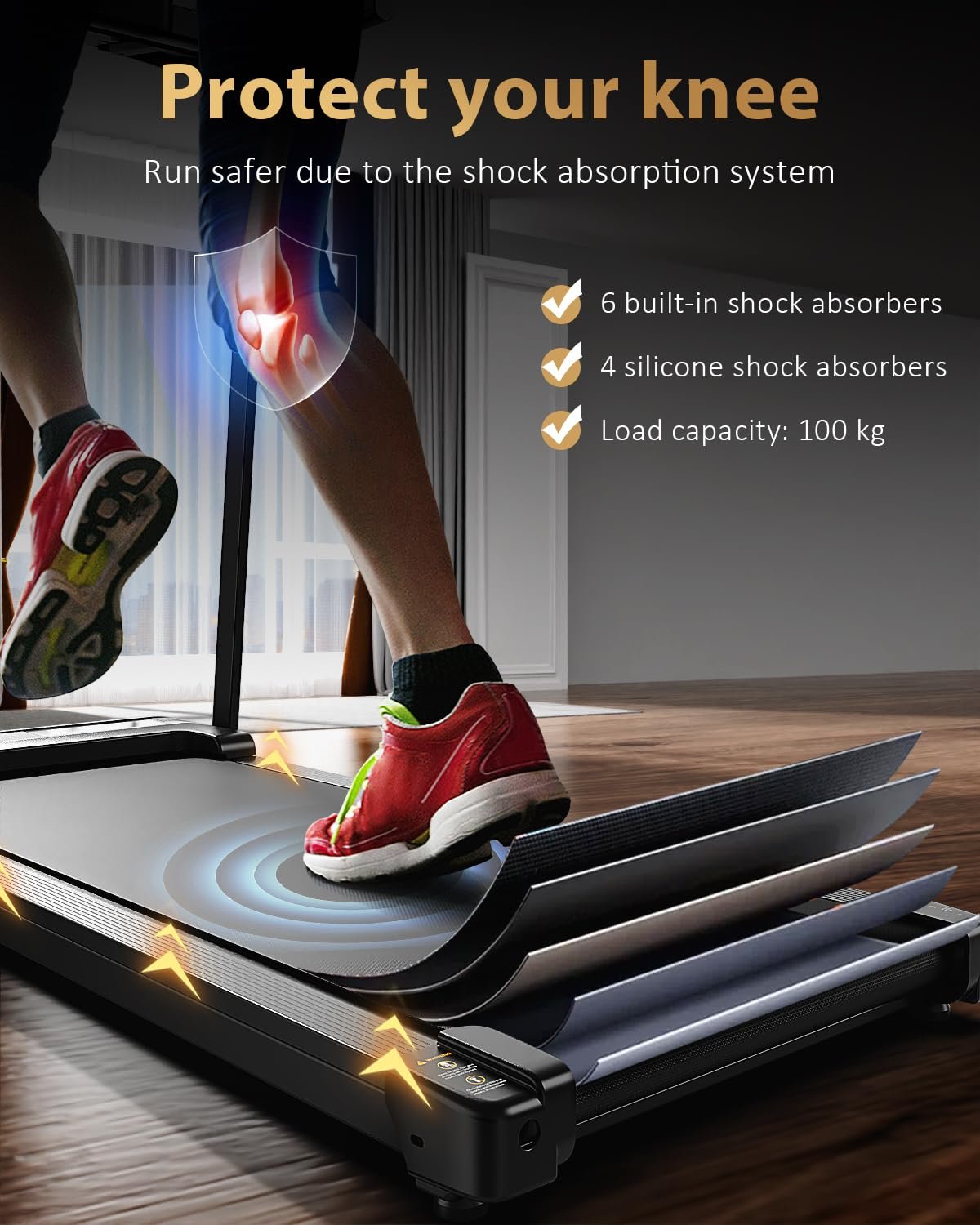 Home Foldable Treadmill Running Machine - Image 4