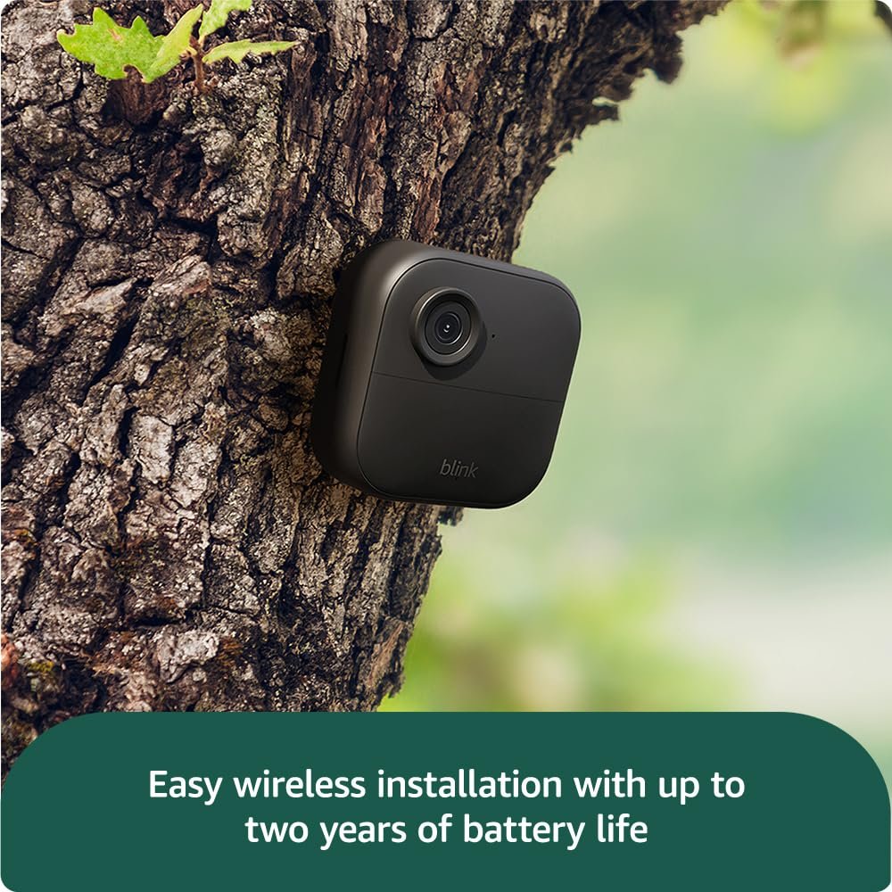 Newest Generation 4 Pack Blink Cameras with free Wireless Doorbell 2K - Image 2