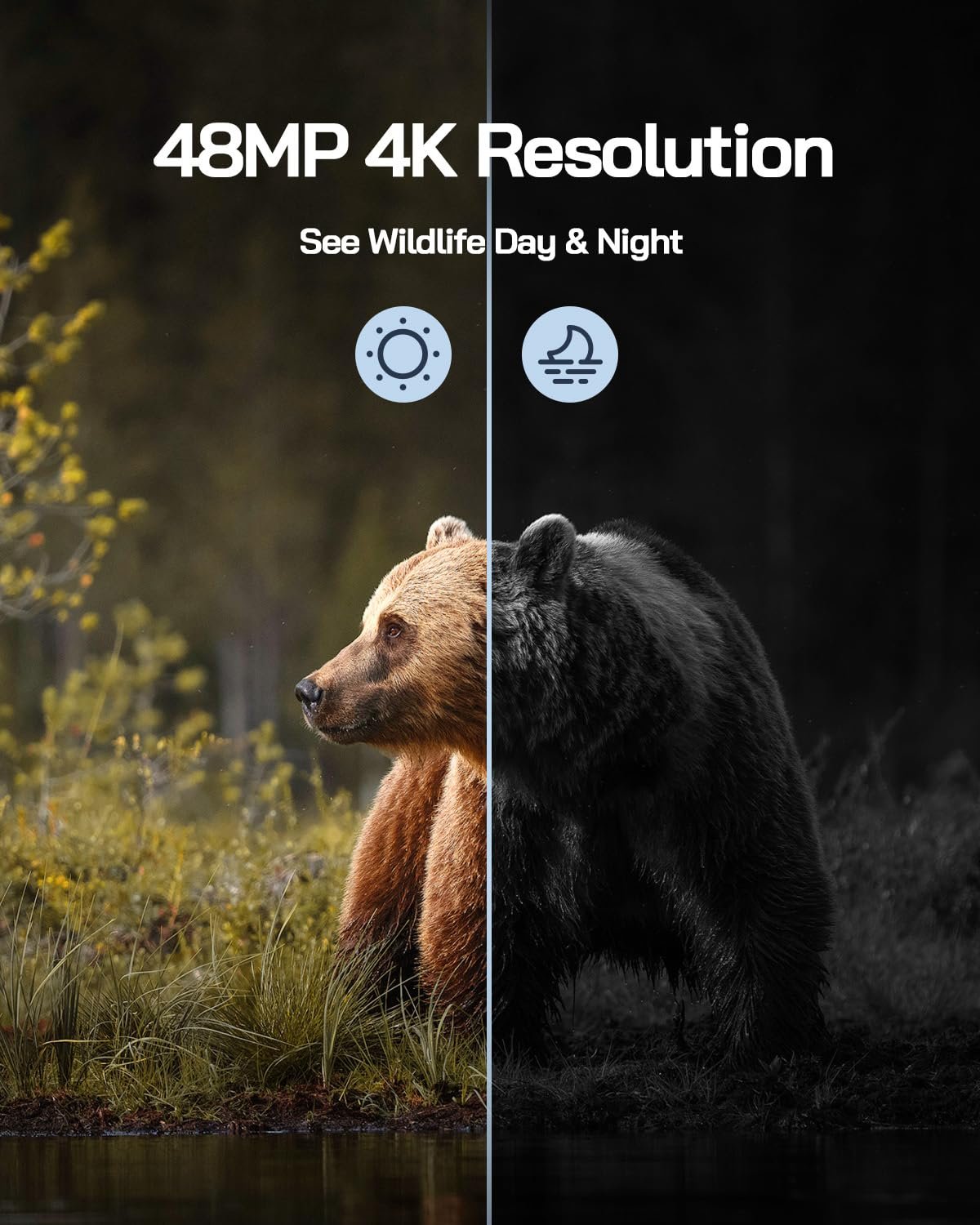 4K Solar 48MP Wildlife Camera with Night Vision - Image 3