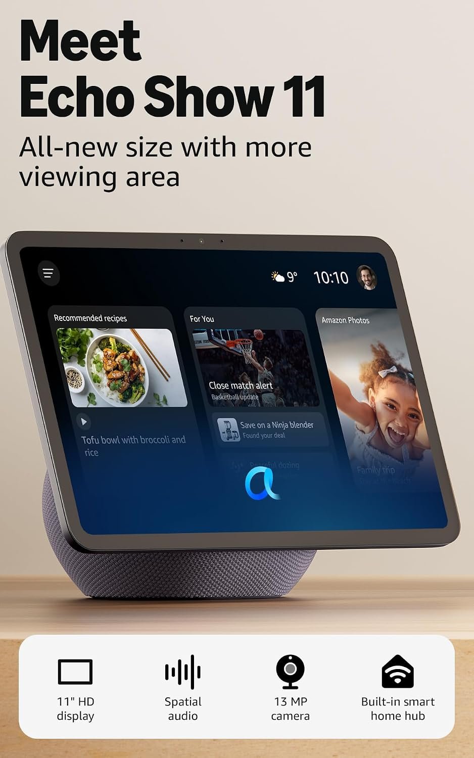 newest Generation 11 Inch Full HD Amazon Echo Show - Image 2