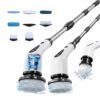 8 in 1 Cordless Electric Spin Scrubber with LED Display