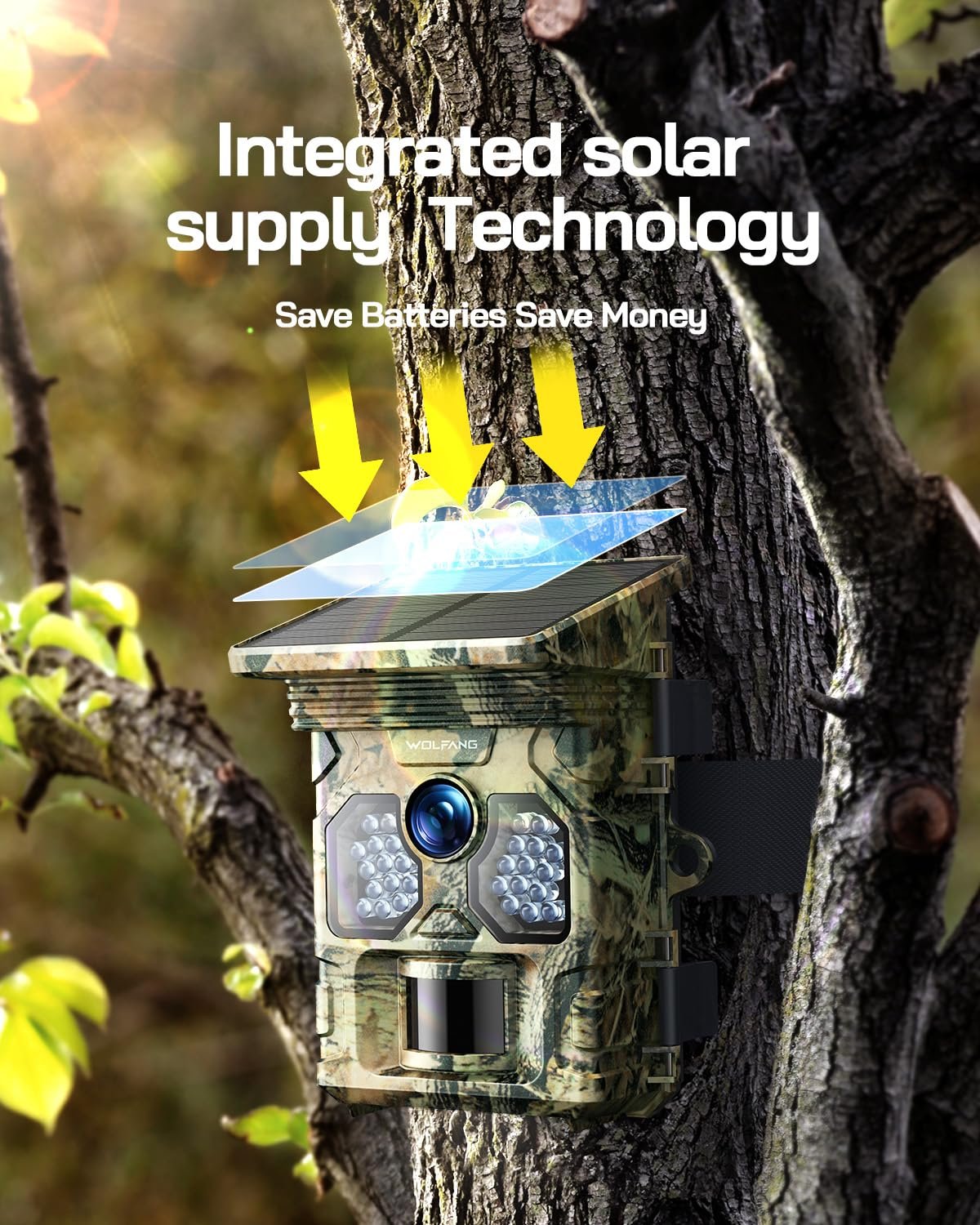 4K Solar 48MP Wildlife Camera with Night Vision - Image 2