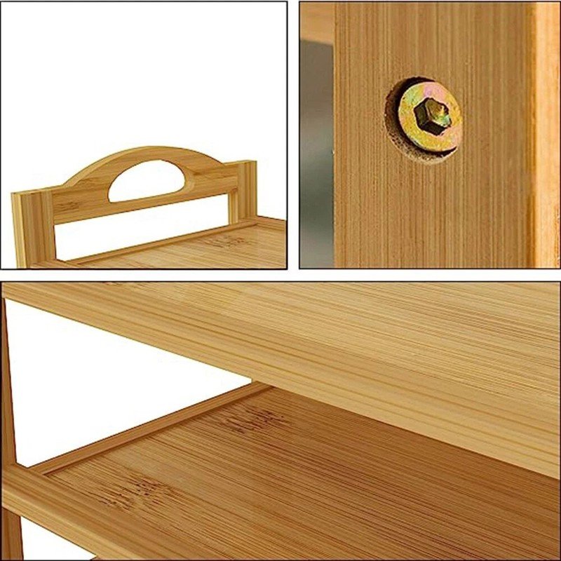 6 Tier Bamboo Shoe Rack - Image 8