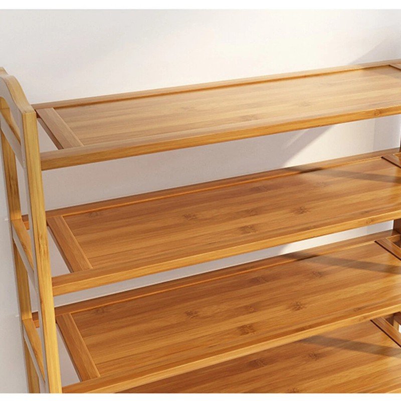 6 Tier Bamboo Shoe Rack - Image 9