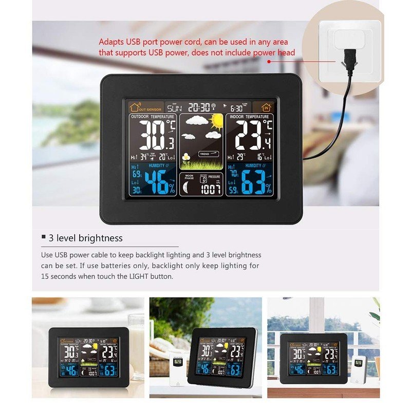 Digital Wireless Weather Station with Sensor - Image 7