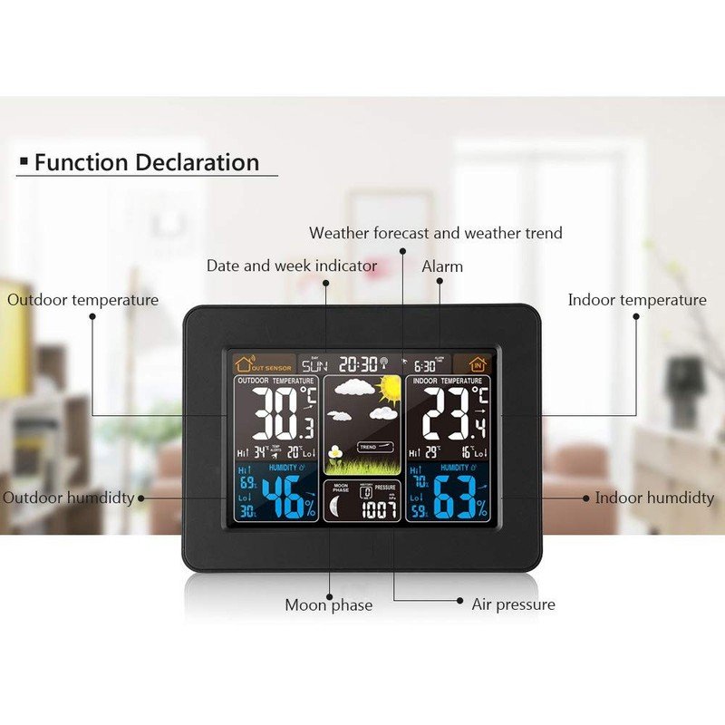 Digital Wireless Weather Station with Sensor - Image 9