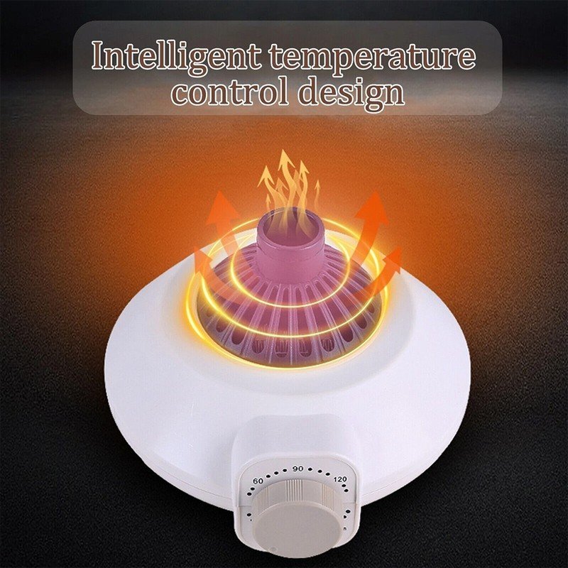 1000W Electric Heated Clothes Airer Dryer with Cover - Image 5
