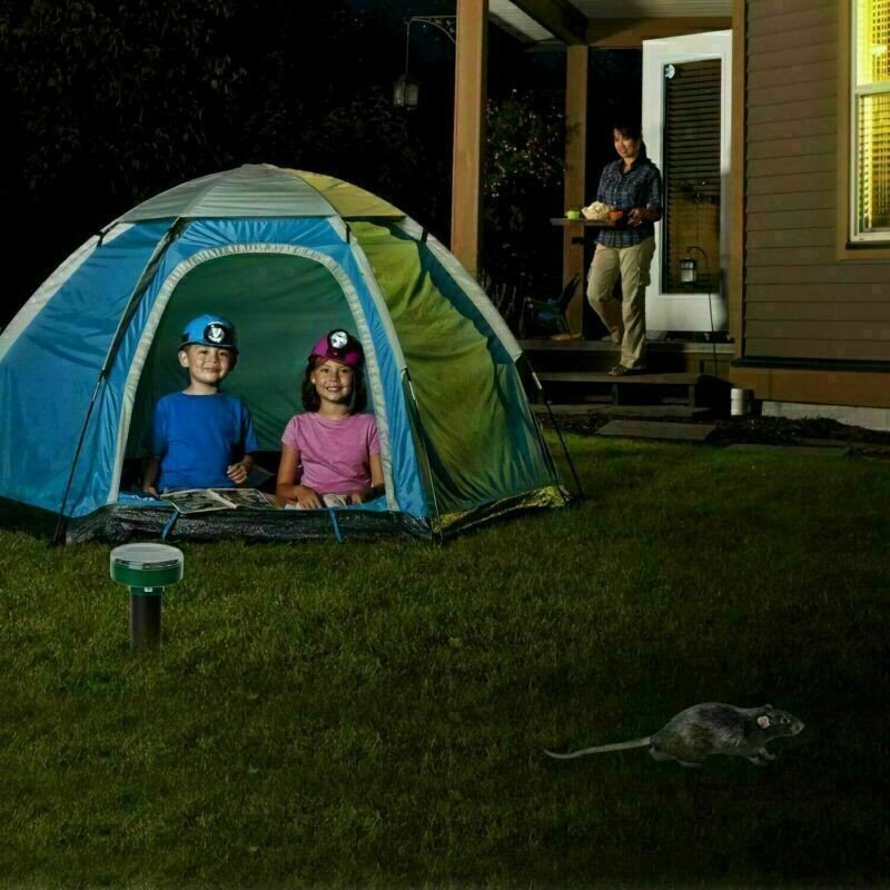 4 Pack Solar Powered Ultrasonic Pest Repellent - Image 7