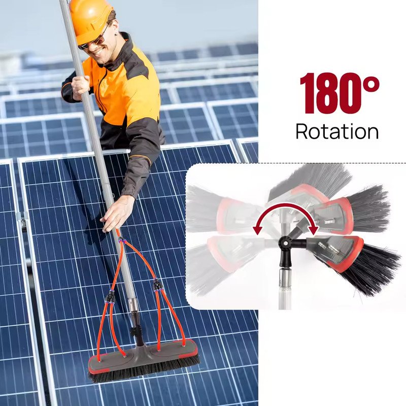 7m Water Fed Telescopic Window Cleaning Brush - Image 2
