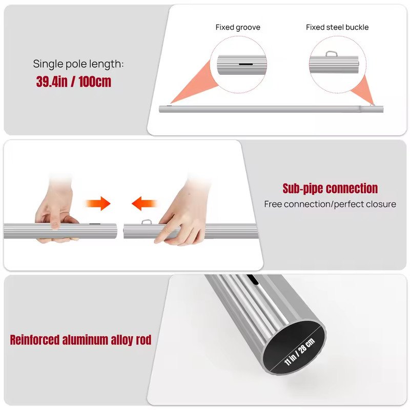 7m Water Fed Telescopic Window Cleaning Brush - Image 5