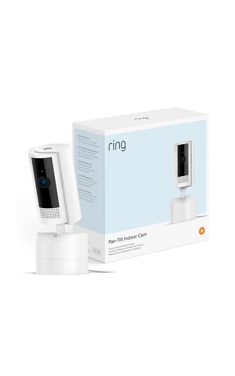 360° pan Ring Pan-Tilt Indoor Camera Two-Way Audio