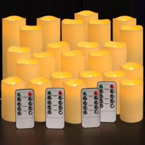 24 Set Waterproof Remote control  LED Candles