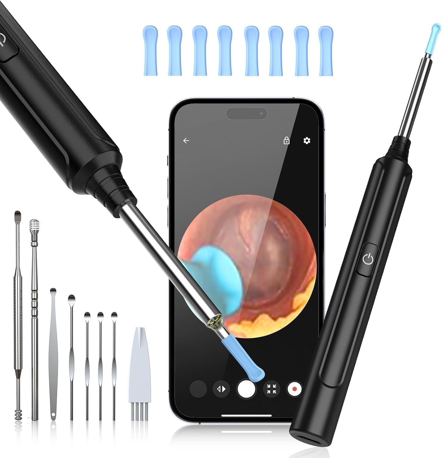 Wireless Waterproof Ear Wax Removal Otoscope Camera