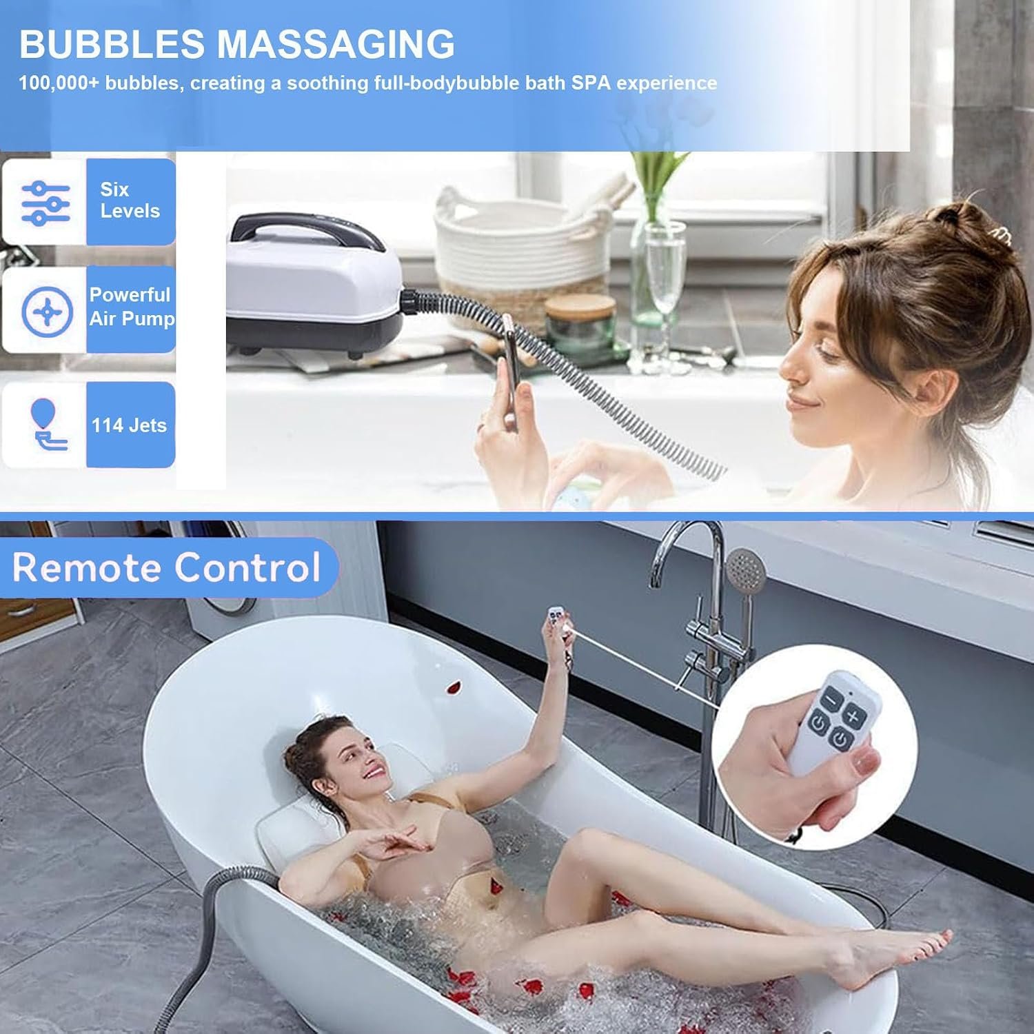 6-Speed Adjustable Spa Massage Mat - Image 5
