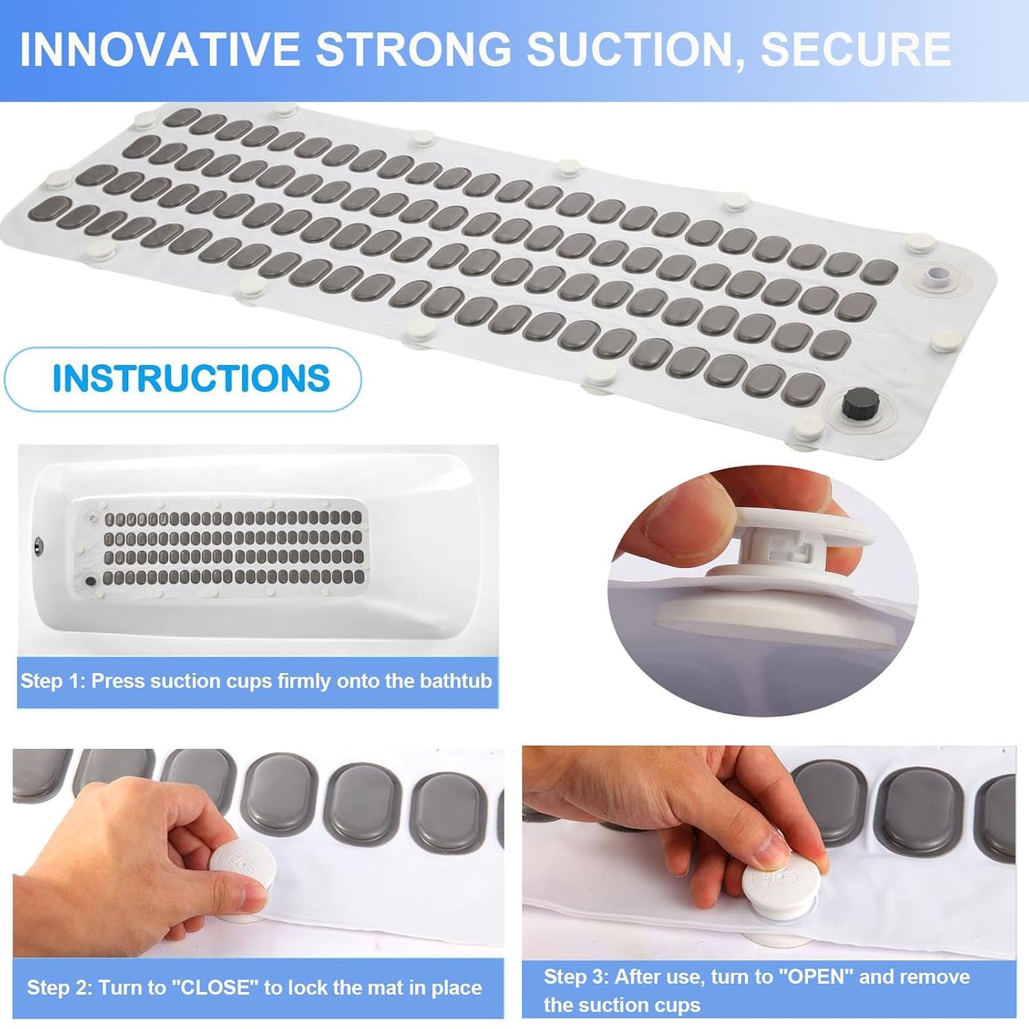 6-Speed Adjustable Spa Massage Mat - Image 4