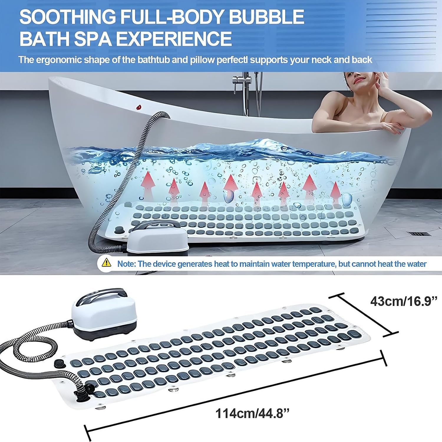 6-Speed Adjustable Spa Massage Mat - Image 6