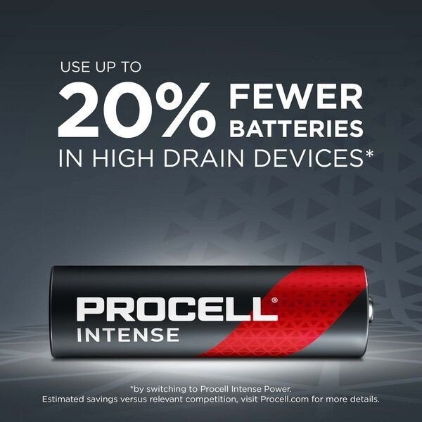 50 Pack AA Duracell Industrial PROCELL INTENSE Batteries - Image 6